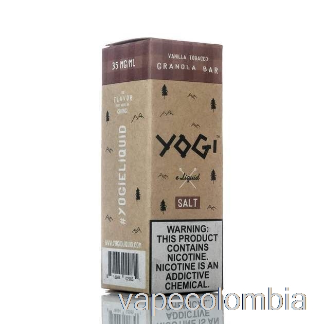 Vape Recargable Barra De Granola De Tabaco Y Vainilla - E-líquido Yogi Salts - 30ml 35mg